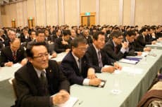 ダイキン工業は女性活用を訴える社内講演会を開いた(3日、大阪市)
