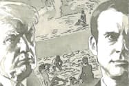 地球温暖化問題は各国で既存の政党を揺るがす争点となっている=イラスト・よしおか じゅんいち