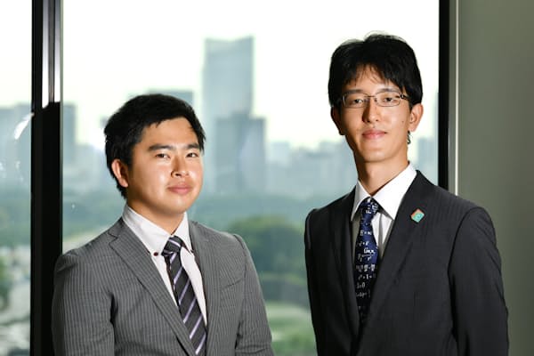 米マサチューセッツ工科大学に留学した前田智大さん（左）と副島智大さん