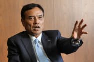 サントリーホールディングスの新浪剛史社長(3月24日撮影)