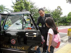 日本交通（東京・北）のキッズタクシーも習い事への送り迎え利用が増えている