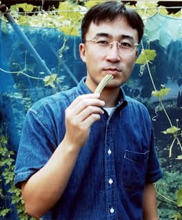 2002年に野菜事業を立ち上げたころの柚木氏。当時は「成功しないはずがない」と感じていた