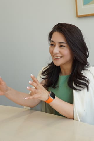 「好きなことは120%頑張るし、自分が違うと思うことにはノーと正直に言ってきました」と話す
