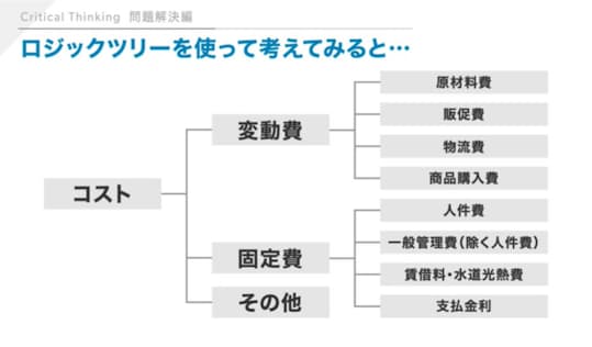 GLOBIS学び放題「クリティカル・シンキング2(問題解決編)」より
