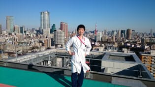 東京都内の病院では超多忙な日々を過ごした=沖山氏提供