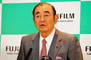 富士フイルムHDの古森重隆会長兼最高経営責任者(CEO)
