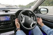 CASEに参入する企業は自動車メーカーにとどまらない（三菱電機の自動運転実験）