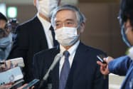 日銀の黒田東彦総裁は菅政権下でも2%の物価上昇率目標を変えていない