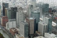 東京都心のオフィスビル空室率は上昇傾向がみえている（写真はイメージ）