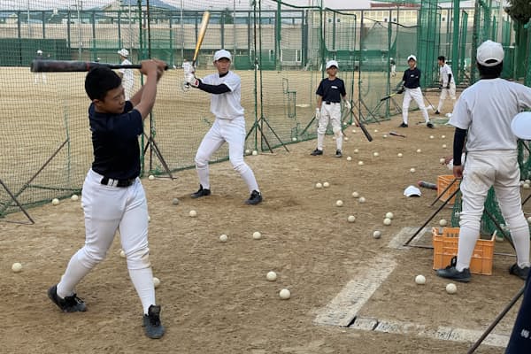 中学野球部は2020年秋の京都市大会で優勝した