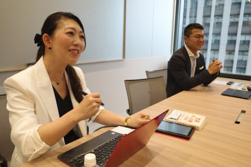 「幅広い分野を取り扱う商社だからこそ、蓄積しているデータも多く、優位性があるはず」と語る中島さん